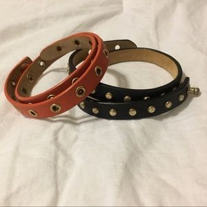 J.Crew Leather Wrap Bracelets